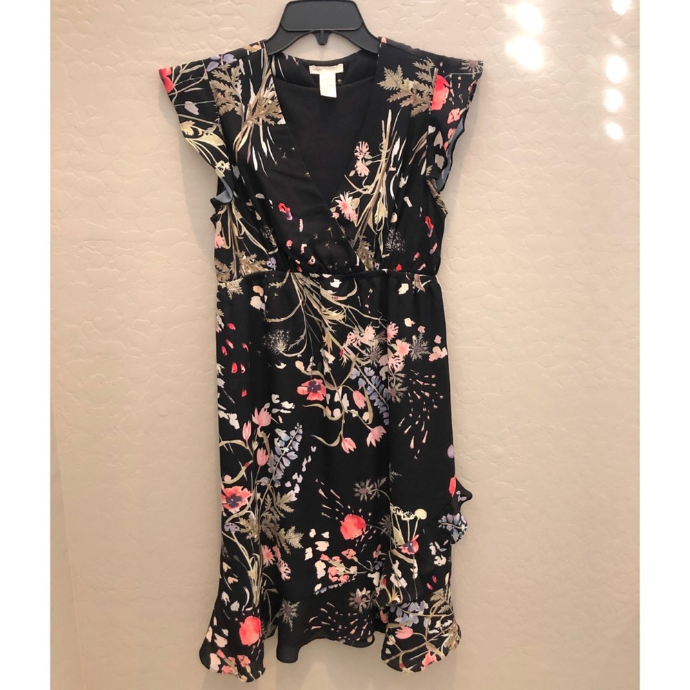 H&M Maternity Dress - Navy Floral Print